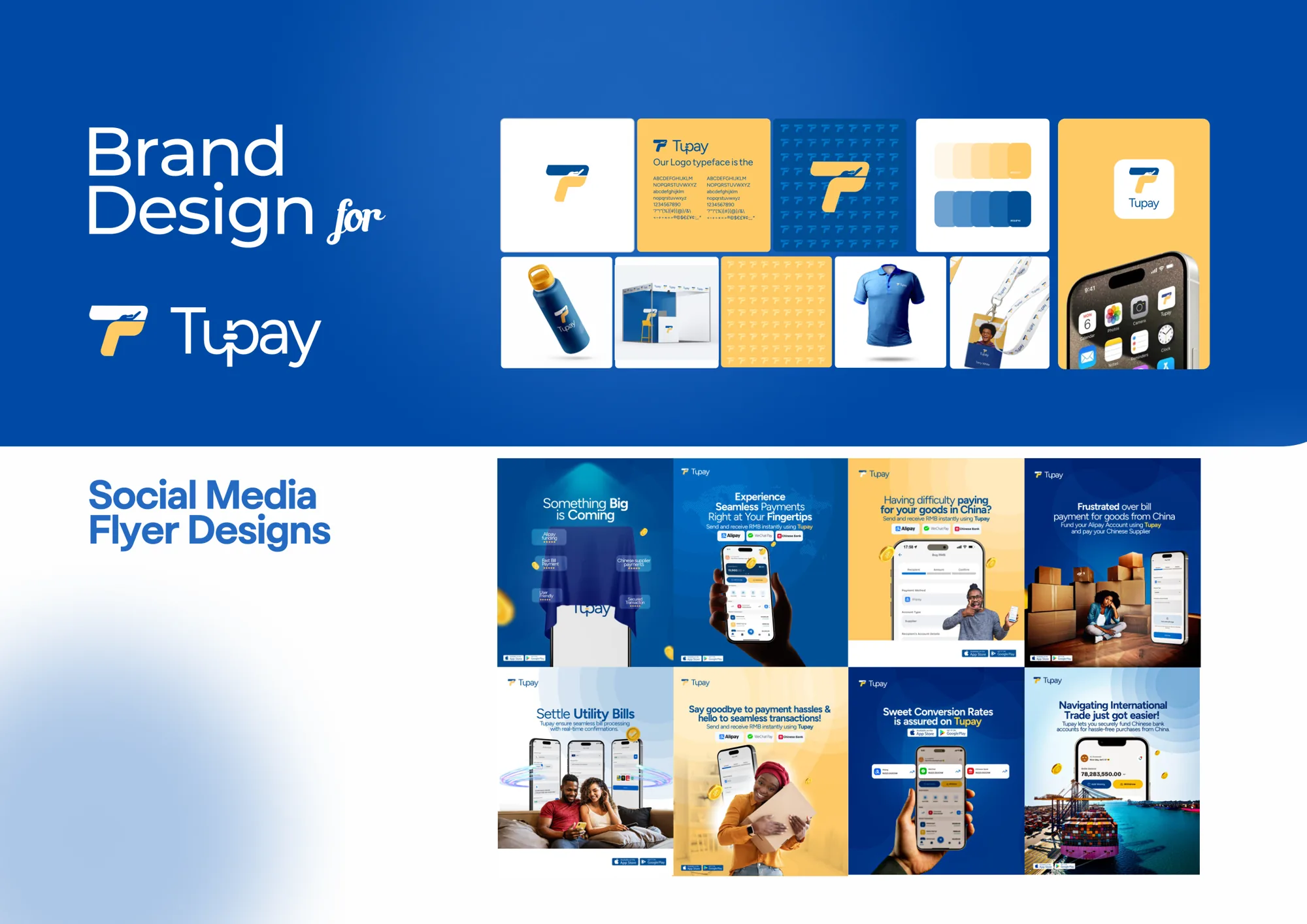 Tupay: Brand identity · Social media
